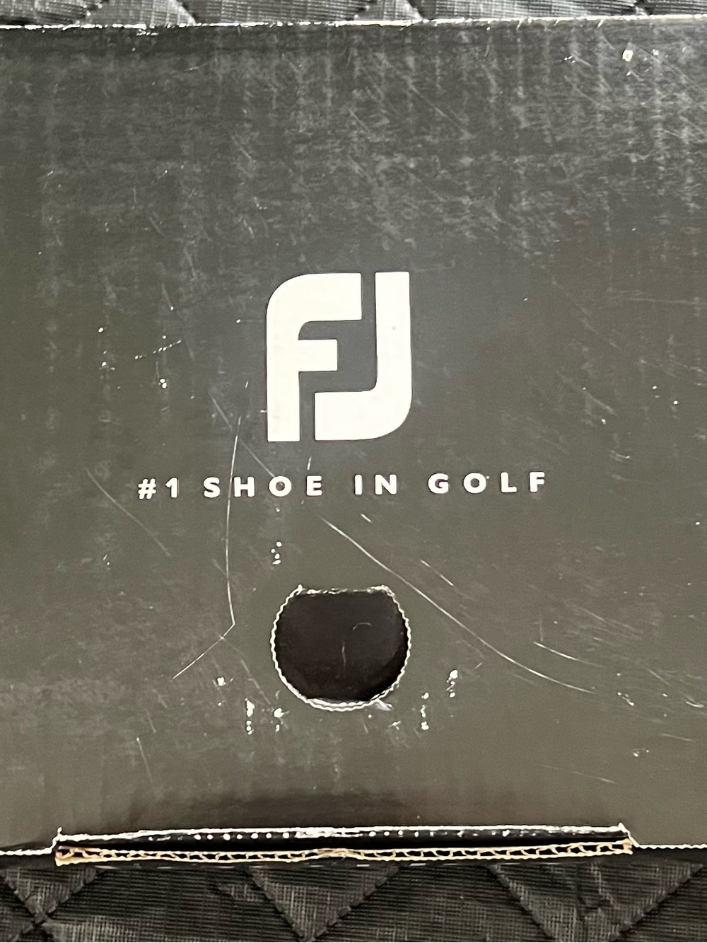 FootJoy Men’s Athletic Shoes Box – Black and White Branding